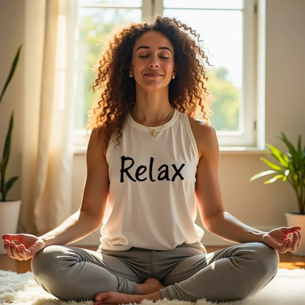 photo d'une femme en position de yoga